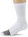 FoxRiver Wick Dry Triathlon Sports Crew Socks Lightweight Men’s Athletic Socks with Moisture Wicking Performance Fabric - White - Large, (1308)