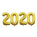 GOER 42 Inch 2026 Gold Foil Number Balloons for 2026 New Year Eve Festival Party Supplies Graduation Decorations