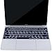 MOSISO Silicone Keyboard Cover Protective Skin Compatible with MacBook Pro 13 inch 2017 2016 Release A1708 Without Touch Bar & Compatible with MacBook 12 inch A1534, Dark Navy