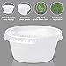 Fit Meal Prep 250 Pack 1 oz Jello Shot Cups with Lids, Disposable Souffle Portion Cups for Sauce