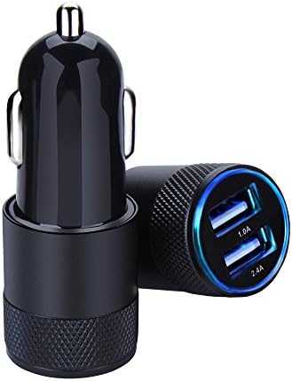 Car Charger, Hootek 2-Pack 3.4A Smart IC Dual USB Port Rapid Car Charger Adapter for iPhone X/8/7/6S/6S Plus, iPad, iPod, Tablet, Samsung Galaxy S8 S7 S6 Edge, LG, HTC, Nexus, Sony, Moto, Nokia