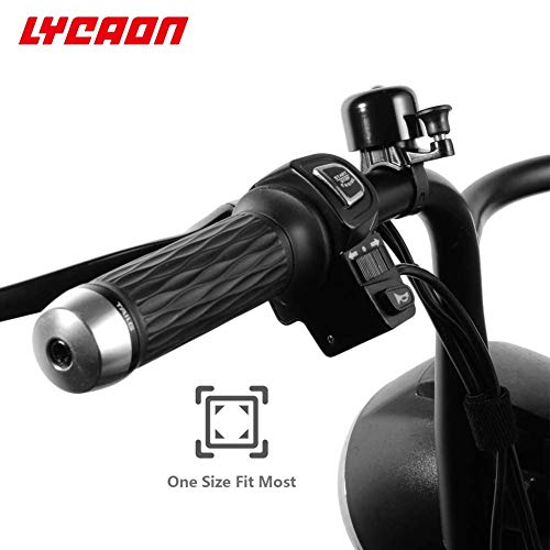 image for LYCAON Bicycle Bike Bell (One Size Fit All) with Instruction, Loud Cri