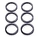 6 Gas Spout Gaskets Replacement Rubber Fuel Can Spout Seals for Universal Plastic 5 Gal 10 20L Fuel Tank Spout