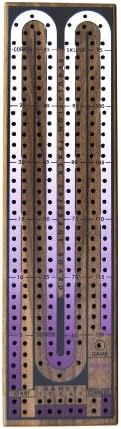 Drueke Deluxe Walnut 2-Track Cribbage Board