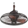allen + roth Valdosta 20-in Oil Rubbed Bronze Indoor/Outdoor Downrod Ceiling Fan (3-blade)