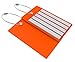 Travel Suitcase Luggage Bag Tags, Airlines Baggage Labels (2 Tags Orange)