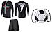 PFC Ronaldo Jersey Portugal Away Long Sleeve Kids Soccer Cristiano Ronaldo Jersey Soccer Gift Set Youth Sizes ✓ Premium Quality ✓ Soccer Backpack Gift Packaging