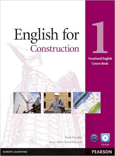 Amazon Com English For Construction Level 1 Coursebook And Cd Rom Pack 9781408269916 Frendo Evan Books