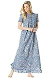 Dreams & Co. Women's Plus Size Ruffled Long Nightgown