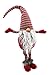 ITOMTE Handmade Swedish Gnome, Scandinavian Tomte, Yule Santa Nisse, Nordic Figurine, Plush Elf Toy, Home Decor, Winter Table Ornament, Christmas Decorations, Holiday Presents - 24 Inches, Red