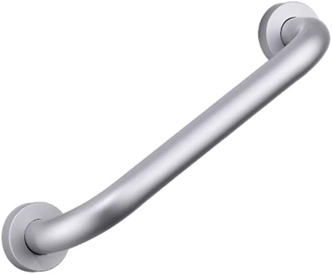 Space Aluminum Bathroom Shower Grab Bar Handle Handrails Hand Grips Safety Support Balance Bar for Elderly Bath Bathtub Toilet, 1 Inch Diameter, Matt Silver, 12 inch: Health & Personal Care
