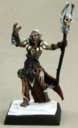 Nanuranidd, Dark Elf Sorcerer Warlord Miniature by Reaper