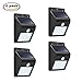 Binval 8 LED Motion Sensor Security Wall Light, photovoltaic ,Sutiable for Outdoor, Patio, Deck, Yard, Garden, Fence, Driveaway, (4-Pack)