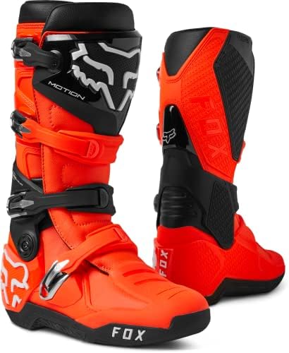 Amazon.com: Fox Racing Motion Motocross Boots (Fluorescent Orange