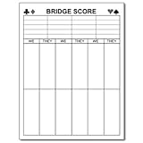 Small Bridge Score Notepad Memo Writing Scratch Pad Cards Games Scorepad