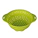 Jovilife Collapsible Silicone Kitchen Colander/Strainer,Green,10 inch