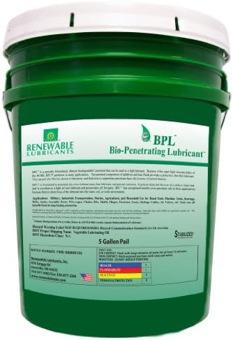 Renewable LubricantsBio-Penetrating Lubricant, 5 Gallon Pail