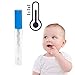 EA-STONE Large Screen Glass Mercury Thermometer, Mercury Free Oral Glass Thermometer,Easy Reading Oral Thermometer,Degrees Celsius Glass Thermometer