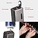 Torch Lighter Refillable Lighter, 4 Jet Flame Lighters, Windproof Gas Fluid Lighter with Punch,Multipurpose for Candle Grill BBQ Camping & Pocket Size Gift Box (Gas Not Included)