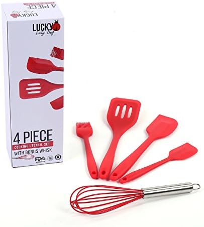 BONUS WHISK! Comes With These 4 Durable, Solid Coating, Cooking Tools. These Silicone Kitchen Utensils Are FDA Approved, BPA Free, &amp; Dishwasher Safe. Great Items For A Gift, Or Kitchen Accessories.