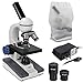 ZENY 40X-1000X Magnification Cordless All-Metal Optical Glass Lenses Cordless LED Illumination Biological Compound Microscope for Students