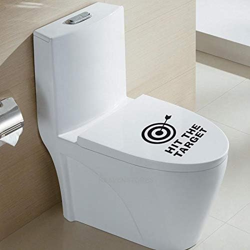 Buy Lyoman Bathroom Hit Target Sticker For Home Decor Vinyl Graphic Black Online At Low Prices In India Amazon In