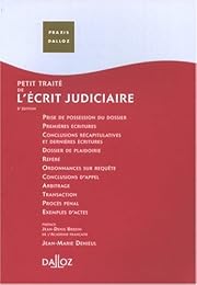 Petit traité de l'écrit judiciaire