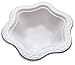 AURA eco-packaging HARVEST PACK 12-oz Compostable Disposable Paper Bowls, White Floral Acanthus Collection [100 COUNT]
