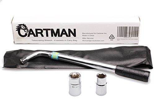 Cartman telescoping lug wrench, wheel wrench - standard…