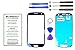 Samsung Galaxy S3 Glass Screen Black Replacement Kit with DM Tools and Instructions Included I9300 I747 T999 I535 - DIYMOBILITY