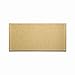 Aspect Peel and Stick Backsplash 3inx6in Brushed Champagne Short Grain Metal Tile Sample for Kitchen and Bathrooms