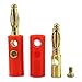 brogtrol Gold Plated Banana Plug 4mm Audio Speaker Wire Cable Connector 10 Pairs
