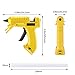 Cordless Mini Glue Gun, TopElek Upgraded Hot Glue Gun with 12 Glue Stick, on-Off Switch and Integrated 3.6 V Lithium-Ion Battery for DIY Arts, Craft, Home, School, Office Repair(Yellow)