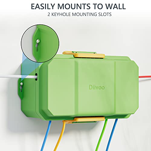 Waterproof Electrical Box, Diivoo Outdoor Extension Cord Covers