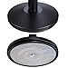 Yescom 2pcs Black Steel Retractable Crowd Control Stanchion w/Red Belt Queue Line Post Barrier