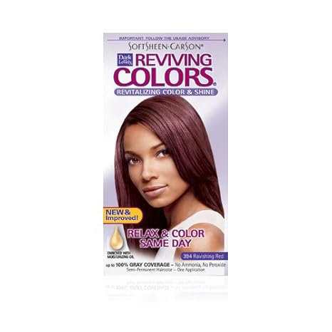 Dark Lovely Hair Dye Reviving Colors Relax Same Day Number 394