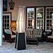 Golden Flame Resort Model 40,000 BTU Glass Tube Pyramid Style Flame Patio Heater in Rich-Mocha Finish