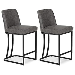 MAISON ARTS Counter Height 24" Bar Stools Set of 2