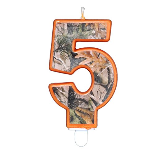 Camo Birthday 3 Inch Number 