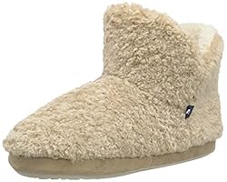 Joules Women's Boot Slipper, Oat, Small