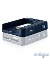 Archgon mh-3507hub-u3 a USB 3.0 estación de acoplamiento para disco duro patentado, Plus 3 puertos USB 3.0 Hub función de USB Hub extra, optimizado para UASP & SATA III 6.0 Gbps velocidad de transferencia, Negro