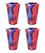Silipint Silicone Pint Glass Set, Patented, BPA-Free, Shatter-proof Silicone Cup Drinkware (4-Pack American Dream)