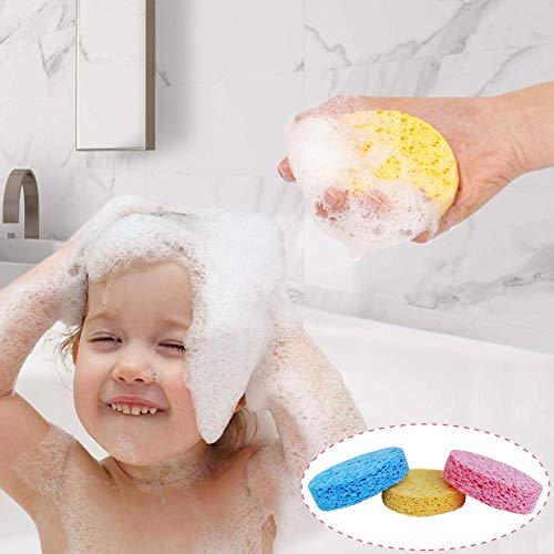 Sevi Baby Cellulose Bath Sponge,100 All Natural Pure Baby Bath Sponge