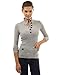 PattyBoutik Women's V Neck Button Ribbed Sweater