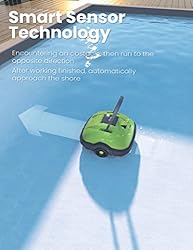 WYBOT Cordless Robotic Pool Cleaner, Automatic Pool