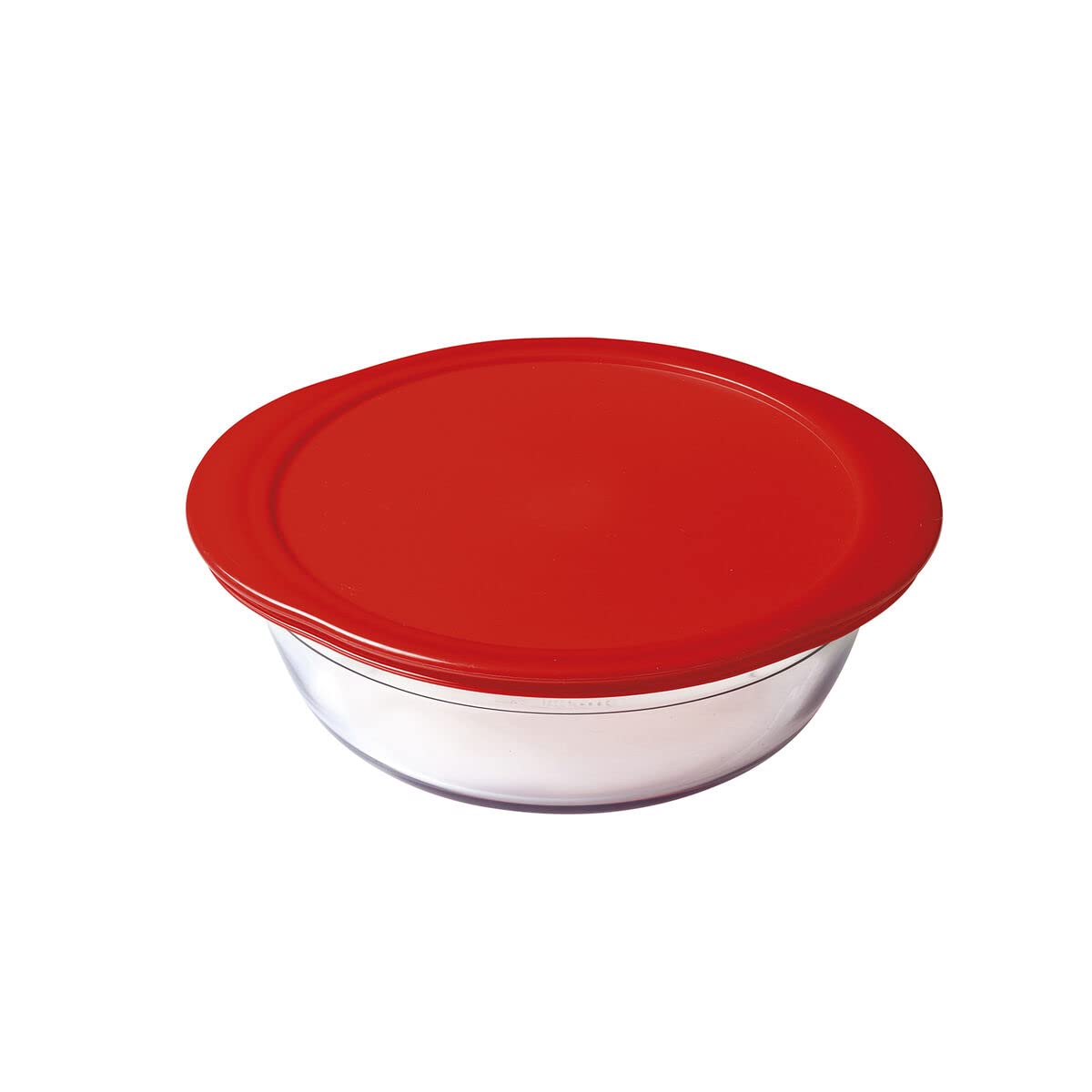 Ô Cuisine Round Lunch Box with Lid, Standard