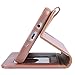Arae Case Compatible for Samsung Galaxy J7 2017 / J7 V / J7 2017 / J7 Prime / J7 Perx / J7 Sky Pro/Galaxy Halo, Wallet Case with Kickstand and Flip Cover, Rosegold