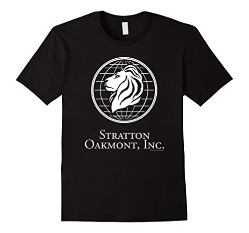 Mens Wolf of Wall Street Stratton Oakmont T-Shirt 2XL Black