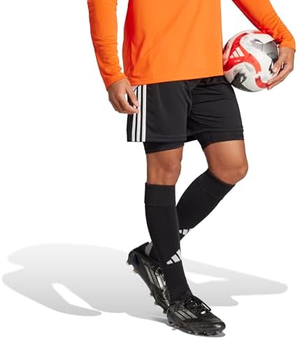 Uomo Squadra25 Padded Goalkeeper Short Tight Tights, Black/White, M