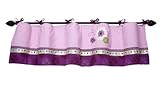 NoJo Window Valance, Pretty In Purple